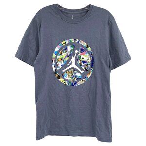 Nike Blue Air Jordan Graphic Tee | Men's Short Sleeve T-Shirt